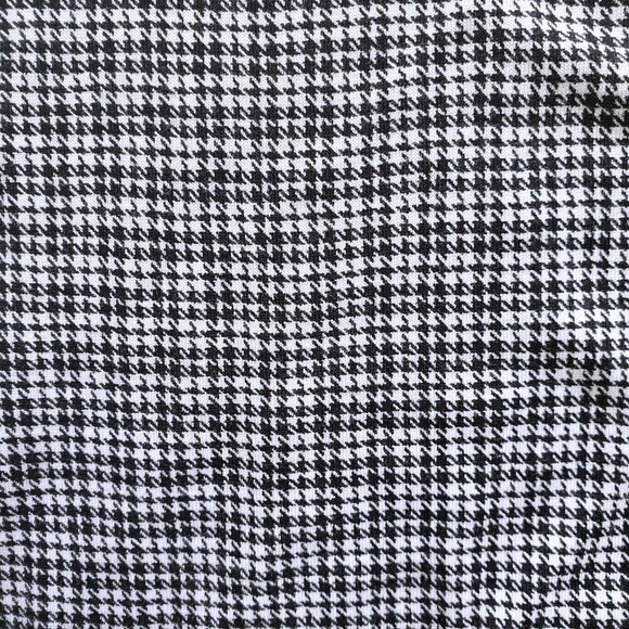 Michael Kors Houndstooth Print Elastic Waist Blouson Peasant Top S - Picture 16 of 16